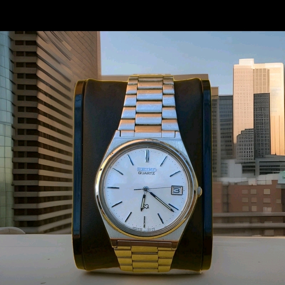 Seiko Gold and Silver Men's Watch